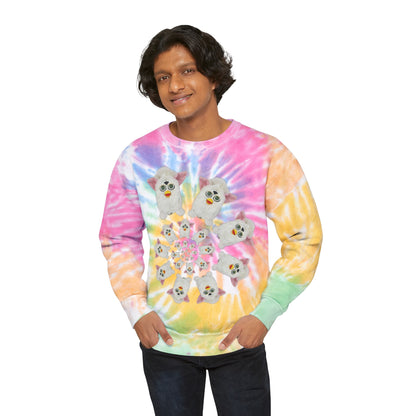 Furby Swirl Tie Dye Crewneck Sweatshirt